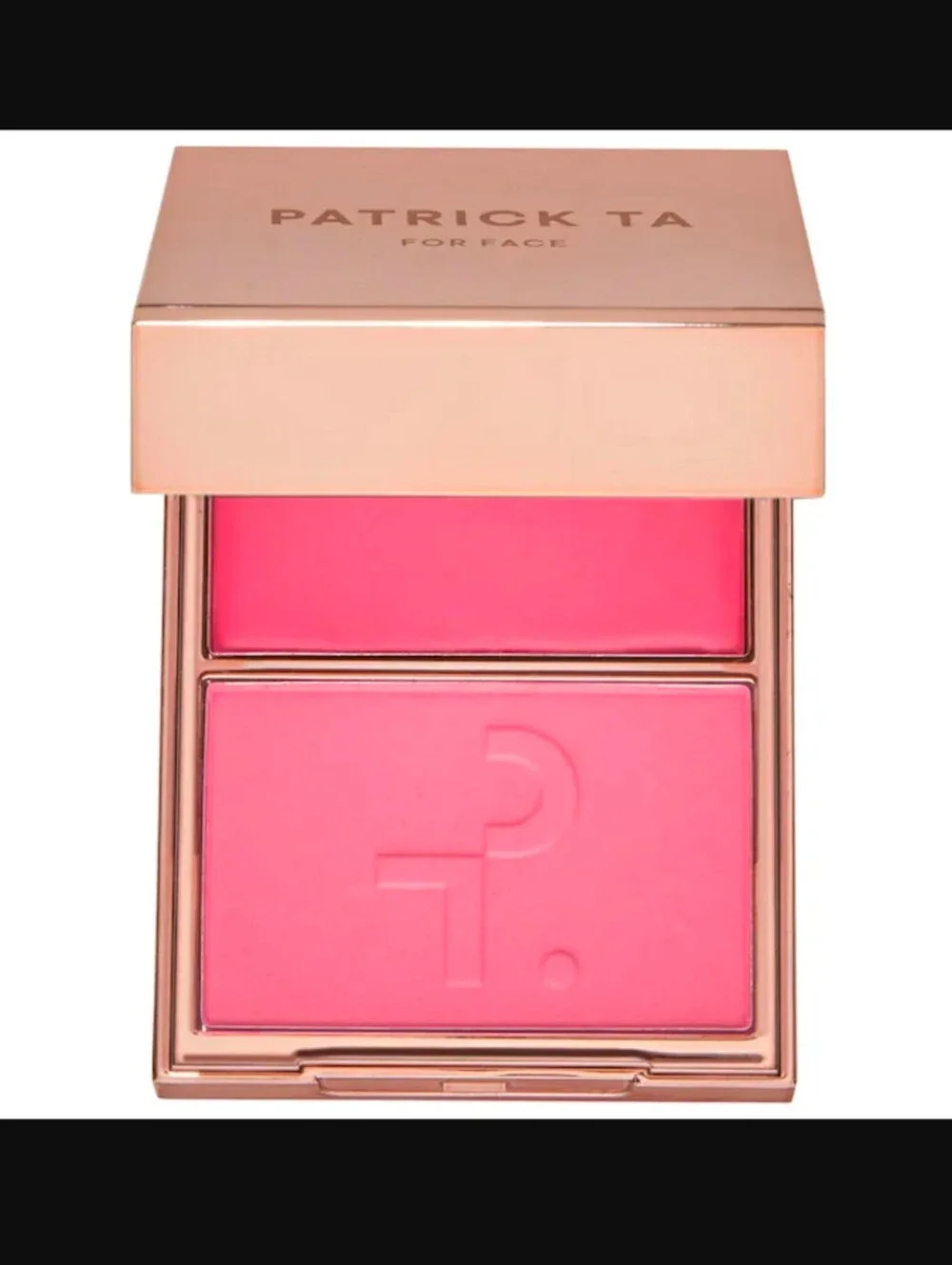 PATRICK TA Double-Take Crème & Powder Blush Duo- Color: She's That Girl-New